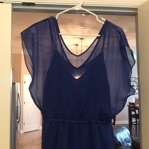 Express royal blue dress size Medium